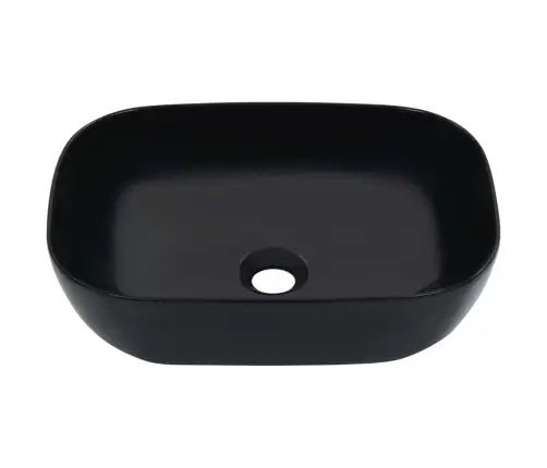 Izlietne, 45,5X32X13 Cm, Keramika, Melna Vidaxl