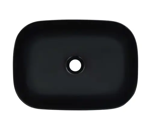 Izlietne, 45,5X32X13 Cm, Keramika, Melna Vidaxl