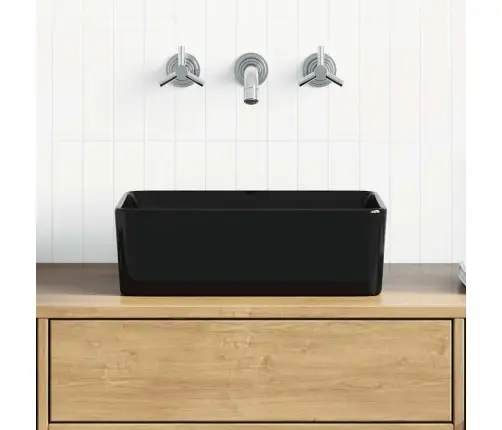 Praustuvas, Juodos Sp., 40X30X13cm Keramika