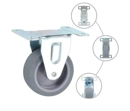 Fiksēti Ritenīši, 4 Gab., 75 Mm Vidaxl