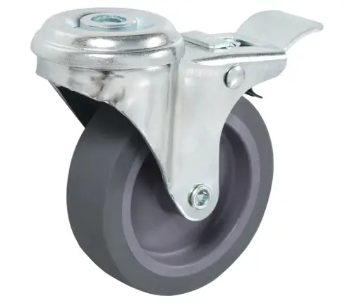 Ratukai Su Dvigubais Stabdžiais, 4Vnt., 75Mm, Tvirtinami Varžtu