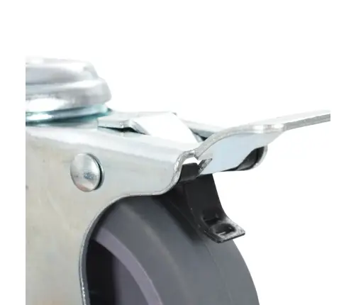 Ratukai Su Dvigubais Stabdžiais, 4Vnt., 75Mm, Tvirtinami Varžtu