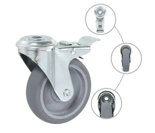 Grozāmi Ritenīši Ar Dubultām Bremzēm, 4 Gab., 100 Mm Vidaxl