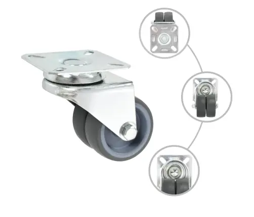 Grozāmi Dubultritenīši, 4 Gab., 50 Mm Vidaxl