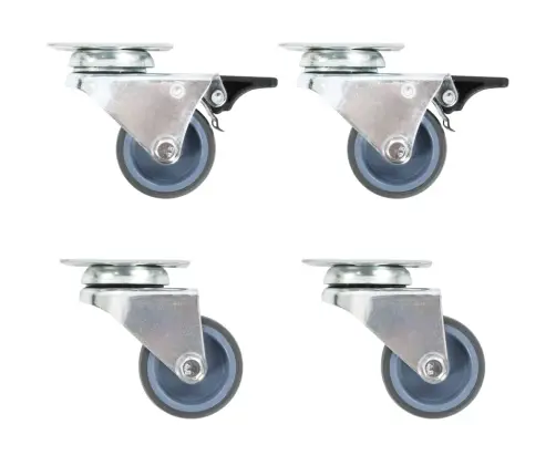 Grozāmi Dubultritenīši, 4 Gab., 50 Mm Vidaxl