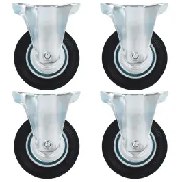 Fiksēti Ritenīši, 4 Gab., 100 Mm Vidaxl