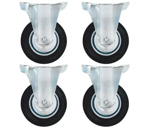 Fiksēti Ritenīši, 4 Gab., 100 Mm Vidaxl