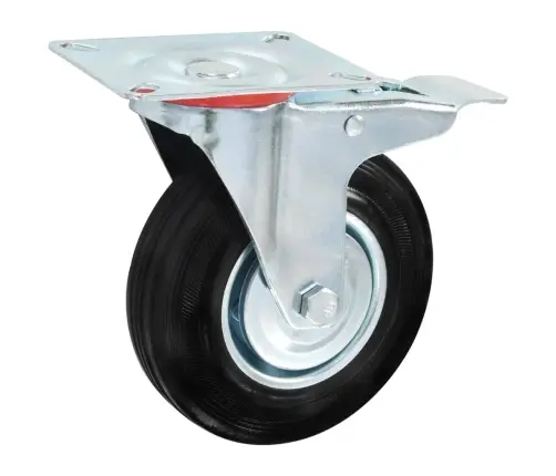 Poldiaukudega Pöörlevad Rattad, 4 Tk, 125 Mm