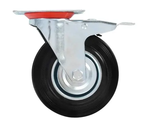 Poldiaukudega Pöörlevad Rattad, 4 Tk, 125 Mm