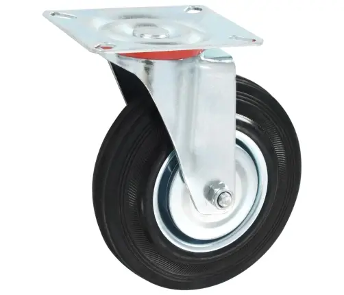 Poldiaukudega Pöörlevad Rattad, 4 Tk, 125 Mm