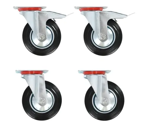 Pöörlevad Rattad 4 Tk 160 Mm