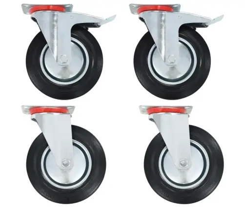 Grozāmi Ritenīši, 4 Gab., 200 Mm Vidaxl