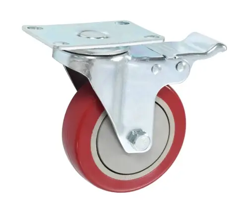 Pasukami Ratukai Su Dvigubais Stabdžiais, 4 Vnt., 100 Mm