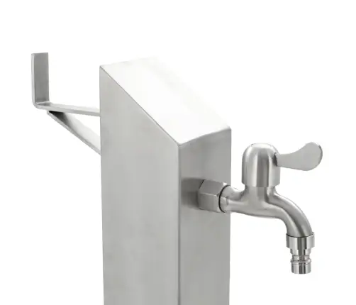 Dārza Hidrants, Nerūsējošs Tērauds, Kvadrātveida, 95 Cm Vidaxl