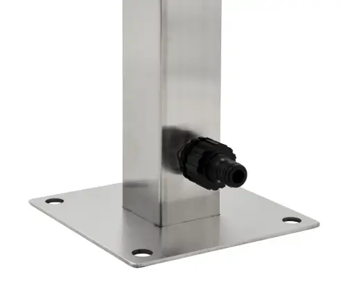 Dārza Hidrants, Nerūsējošs Tērauds, Kvadrātveida, 65 Cm Vidaxl