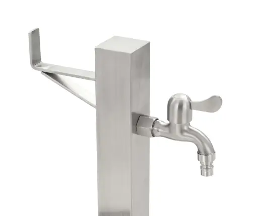 Dārza Hidrants, Nerūsējošs Tērauds, Kvadrātveida, 65 Cm Vidaxl