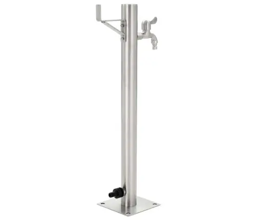 Dārza Hidrants, Nerūsējošs Tērauds, Apaļš, 65 Cm Vidaxl