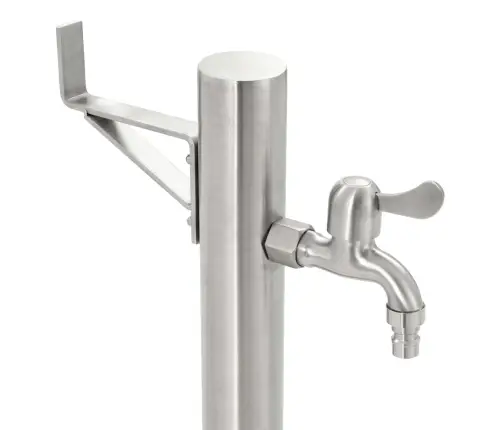 Dārza Hidrants, Nerūsējošs Tērauds, Apaļš, 65 Cm Vidaxl