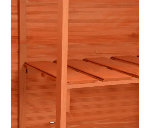 Dārza Skapītis, 128X42X91 Cm, Koks Vidaxl