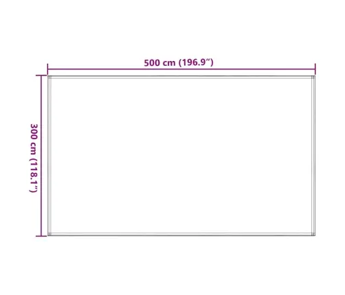 Telts Paklājs, 300X500 Cm, Hdpe, Zaļš Vidaxl