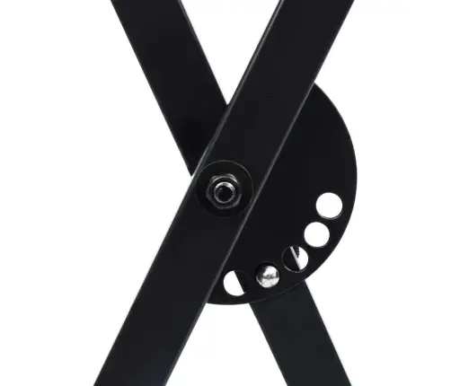 Taustiņinstrumentu Statīvs Un Soliņš, Melns Vidaxl