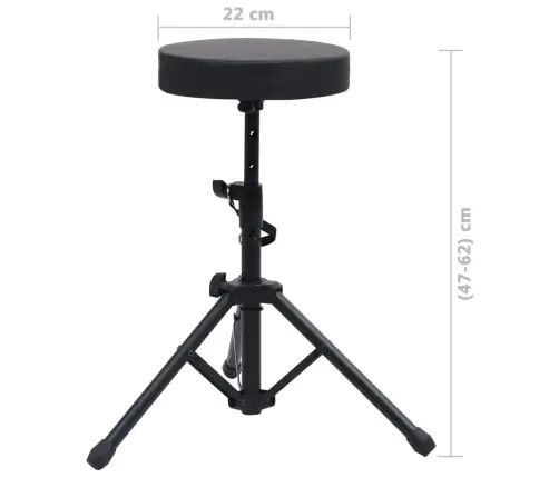 Süntesaatori Aluse Ja Pingi Komplekt, Must