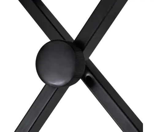 Taustiņinstrumentu Statīvs Un Soliņš,  Dubults, Melns Vidaxl