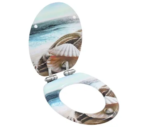 Tualetes Poda Sēdeklis, Lēni Aizverams, Mdf, Gliemenes Dizains Vidaxl Tualetes Poda Sēdeklis, Lēni Aizverams, Mdf, Gliemenes Dizains Vidaxl