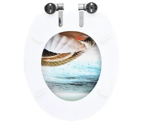 Tualetes Poda Sēdeklis, Lēni Aizverams, Mdf, Gliemenes Dizains Vidaxl Tualetes Poda Sēdeklis, Lēni Aizverams, Mdf, Gliemenes Dizains Vidaxl