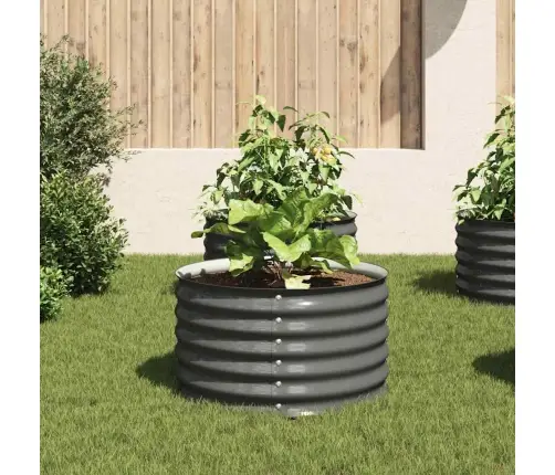 Lovelis, Pilkas, 80X80X44cm Galvanizuotas Plienas, Aukštas