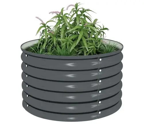 Lovelis, Pilkas, 80X80X44cm Galvanizuotas Plienas, Aukštas