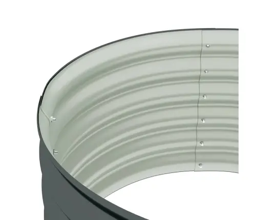 Lovelis, Pilkas, 80X80X44cm Galvanizuotas Plienas, Aukštas