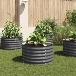 Lovelis, Pilkas, 80X80X44cm Galvanizuotas Plienas, Aukštas