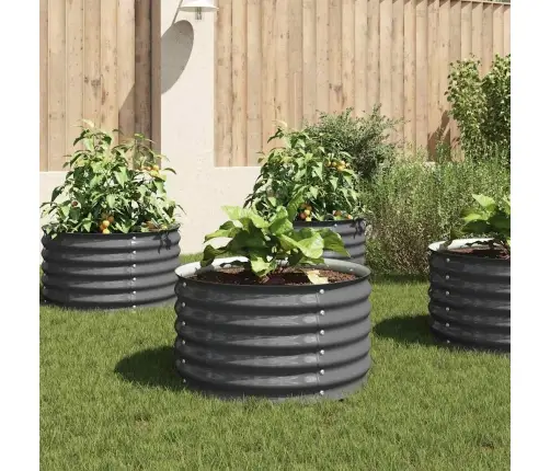 Lovelis, Pilkas, 80X80X44cm Galvanizuotas Plienas, Aukštas