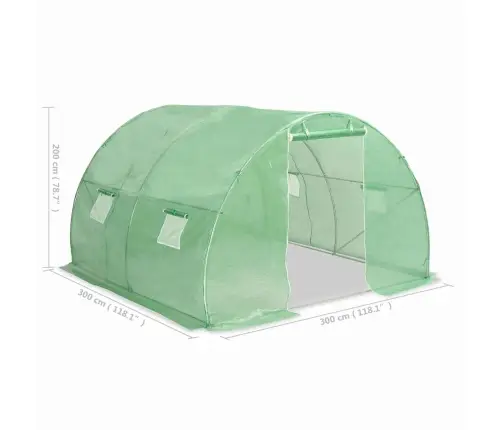 Kasvuhoone 9 M² 300 X 300 X 200 Cm
