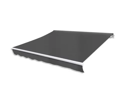 Sulankstoma Markizė, Vald. Rank. Būd., 300cm Antracito Spalvos