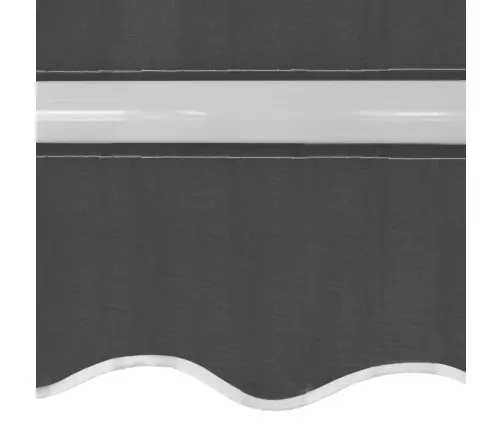 Markīze, Manuāli Regulējama, 350 Cm, Antracītpelēka Vidaxl