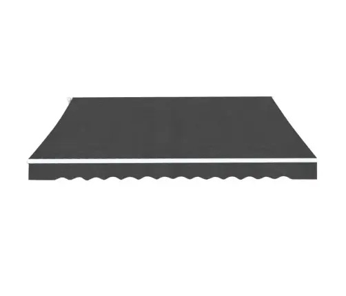 Markīze, Manuāli Regulējama, 450 Cm, Antracītpelēka Vidaxl