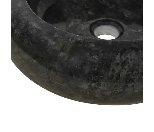 Izlietne, 40X12 Cm, Melns Marmors Vidaxl