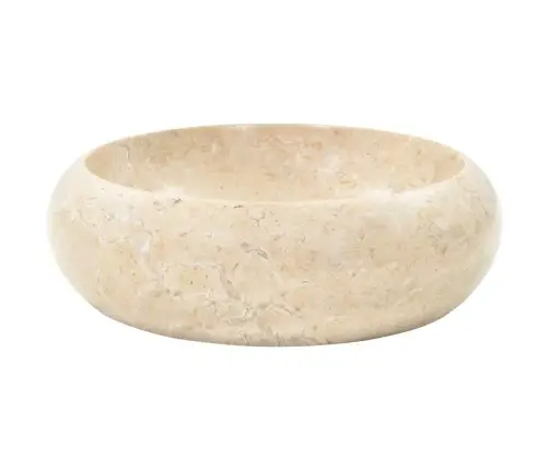 Kriauklė, Kreminės Spalvos, 40X12cm Marmuras