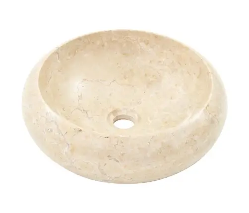 Kriauklė, Kreminės Spalvos, 40X12cm Marmuras