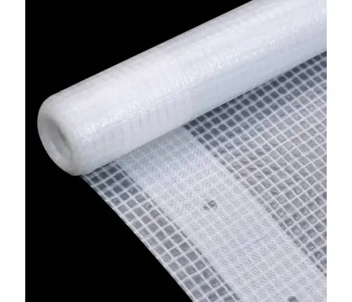Brezenta Pārklājs, Smalki Austs, 260 G/M² 1,5X10 M, Balts Vidaxl