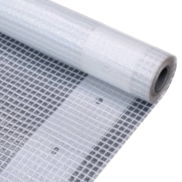 Brezenta Pārklājs, Smalki Austs, 260 G/M² 2X4 M, Balts Vidaxl