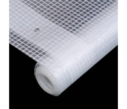 Brezenta Pārklājs, Smalki Austs, 260 G/M² 4X10 M, Balts Vidaxl