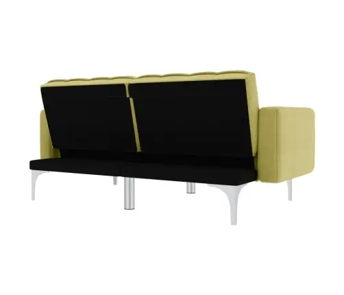 Izvelkams Dīvāns, Zaļš Audums Vidaxl