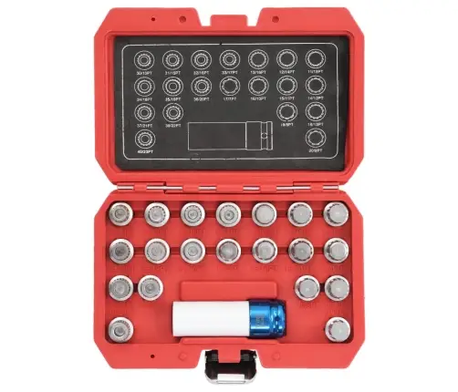 Galvučių Rinkinys Ratlankių Varžtams, 21 Vnt., Bmw Automob.