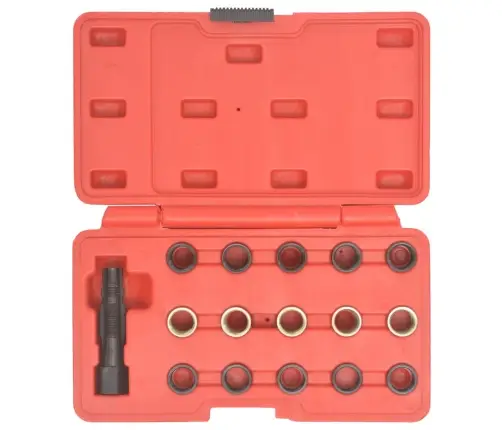 16-Osaline Süüteküünla Keerme Parandamise Komplekt M14X1,25