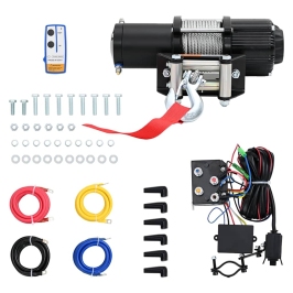 Elektriskā Vinča Ar Pulti, 12 V, 2040 Kg Vidaxl