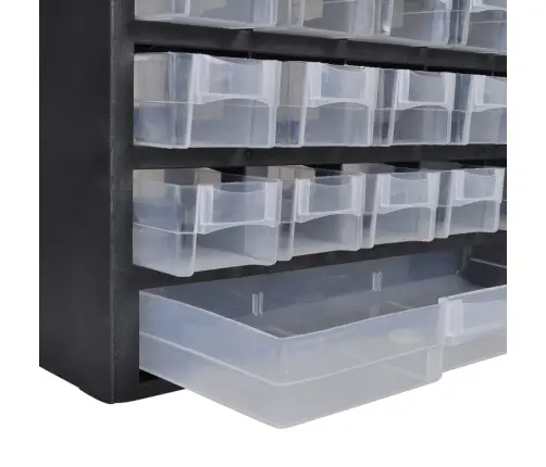 Plaukts Ar 41 Atvilktni, 2 Gab., Plastmasa Vidaxl