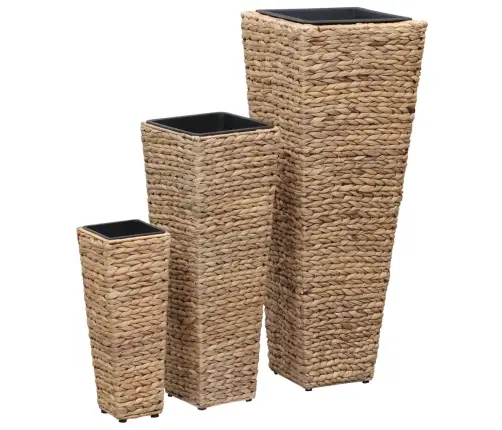 Aukšti Loveliai, 3Vnt., Rudos Spalvos, Vandens Hiacintas